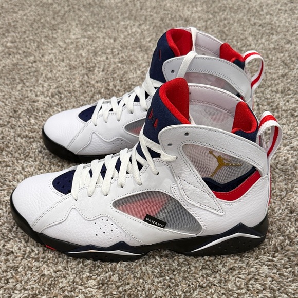 Jordan PSG White and Navy Sneakers - Picture 3 of 9
